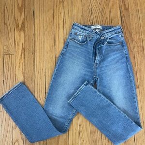 ABERCROMBIE & FITCH Curve Low Size 25 skinny high rise jeans!!! BARELY WORN